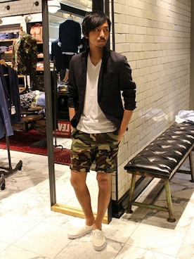 Sasaさん（メンズ・175cm）の夏コーディネート