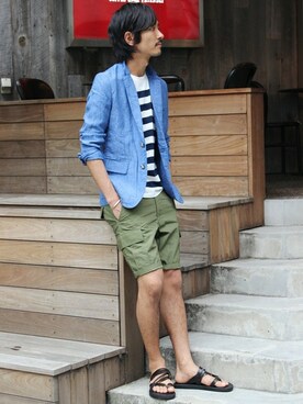 Sasaさん（メンズ・177cm）の夏コーディネート