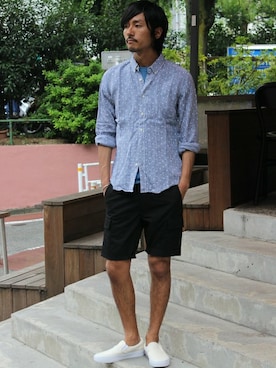 Sasaさん（メンズ・177cm）の夏コーディネート