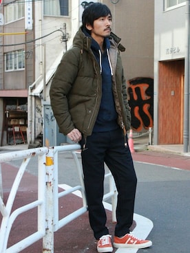 Sasaさん（メンズ・178cm）の冬コーディネート