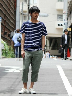 「NETSTAR」｜Sasaさん（メンズ・178cm）の夏コーディネート