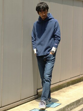 「カットオフ」｜Sasaさん（メンズ・178cm）の夏コーディネート