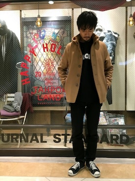 「人気」｜Sasaさん（メンズ・178cm）の冬コーディネート
