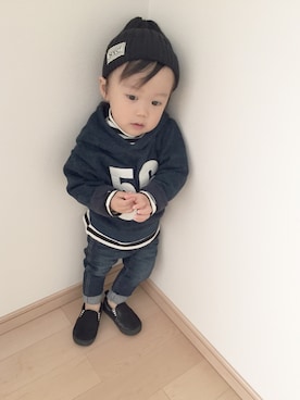 ボーダーハイネック のキッズ人気ファッションコーディネート Wear