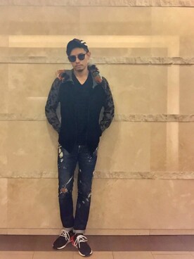 「adsr」｜「アイテム（その他）」を使った、Simon Keyさん（メンズ・169cm）の秋コーディネート