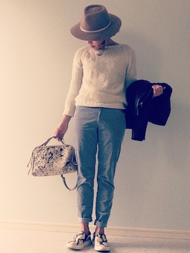 「RHRB（アールエイチアールビー）のアイテム」を使った、Limiさん（レディース・152cm）の春コーディネート