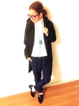 AkikoNakamuraさん(レディース・153cm)の冬コーディネート