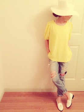 AkikoNakamuraさん（レディース・153cm）の春コーディネート