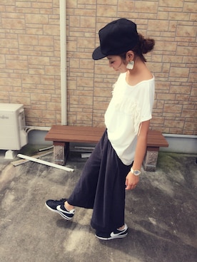 AkikoNakamuraさん（レディース・153cm）の秋コーディネート