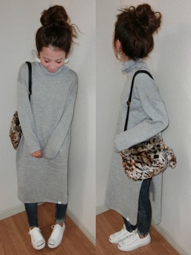 AkikoNakamuraさん（レディース・153cm）の秋コーディネート