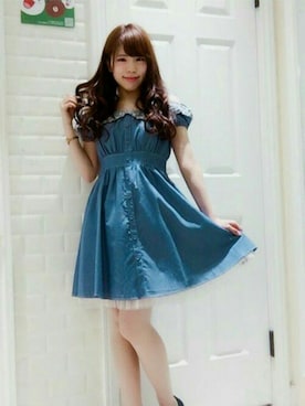 「Secret Honey（シークレットハニー）のアイテム」を使った、Secret Honeyスタッフさん（レディース・150cm）の夏コーディネート