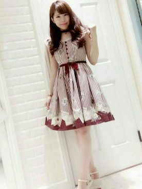 「Secret Honey（シークレットハニー）のアイテム」を使った、Secret Honeyスタッフさん（レディース・150cm）の秋コーディネート