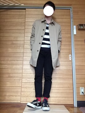 「SAINTS（セインツ）のアイテム」を使った、ぬまやんさん（メンズ・167cm）の冬コーディネート