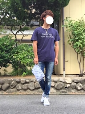 「祭り」｜「アイテム（財布/小物）」を使った、ぬまやんさん（メンズ・168cm）の夏コーディネート