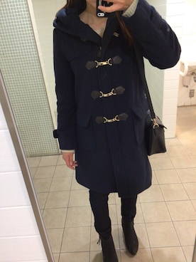 「PAGEBOY（ページボーイ）のアイテム（ダッフルコート）」を使った、miiさん（レディース・160cm）の秋コーディネート