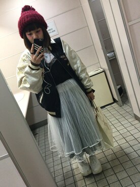 「お買い物」｜「アイテム（その他シューズ）」を使った、あむたんさん（レディース・155cm）の春コーディネート