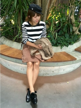 「マリンキャップ」｜オッキーさん（レディース・168cm）の秋コーディネート