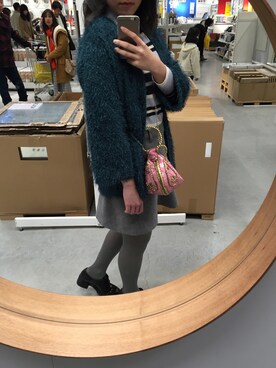 「ショッピング」｜「アイテム（その他シューズ）」を使った、Rioさん（レディース・164cm）の冬コーディネート