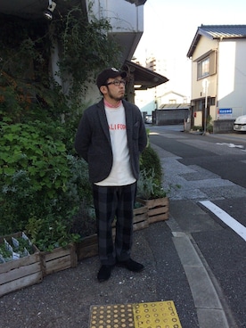 「RIDING HIGH（ライディングハイ）のアイテム（ジャケット/アウター）」を使った、yoheiさん（メンズ・175cm）の秋コーディネート