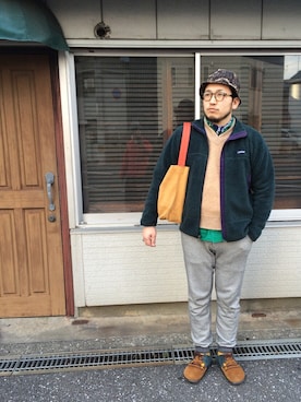「パタゴニア」｜yoheiさん（メンズ・175cm）の冬コーディネート