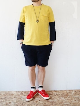 「Jackman（ジャックマン）のアイテム」を使った、yoheiさん（メンズ・175cm）の春コーディネート