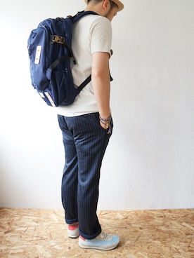 「ficouture（フィクチュール）のアイテム」を使った、yoheiさん（メンズ・175cm）の夏コーディネート