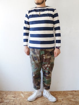 「カモパン」｜yoheiさん（メンズ・175cm）の夏コーディネート