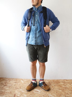 「アイテム（その他シューズ）」を使った、yoheiさん（メンズ・175cm）の夏コーディネート