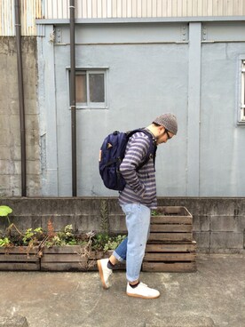 「ficouture（フィクチュール）のアイテム」を使った、yoheiさん（メンズ・175cm）の夏コーディネート