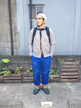 「コンバットパンツ」｜yoheiさん（メンズ・175cm）の夏コーディネート