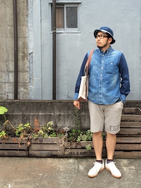 「Jackman（ジャックマン）のアイテム」を使った、yoheiさん（メンズ・175cm）の秋コーディネート