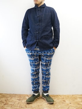 「RIDING HIGH（ライディングハイ）のアイテム」を使った、yoheiさん（メンズ・175cm）の秋コーディネート