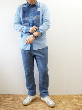 「masterkey（マスターキー）のアイテム（トップス）」を使った、yoheiさん（メンズ・175cm）の秋コーディネート