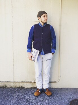 「Jackman（ジャックマン）のアイテム（ジャケット/アウター）」を使った、yoheiさん（メンズ・175cm）の秋コーディネート