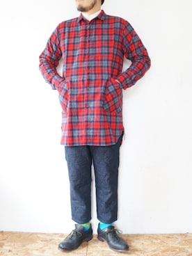 「TIGRE BROCANTE（ティグルブロカンテ）のアイテム」を使った、yoheiさん（メンズ・175cm）の秋コーディネート