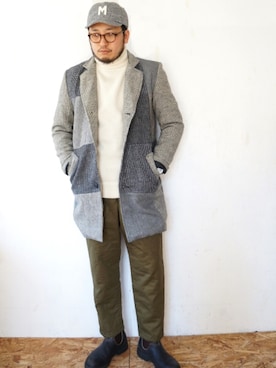「TIGRE BROCANTE（ティグルブロカンテ）のアイテム」を使った、yoheiさん（メンズ・175cm）の秋コーディネート