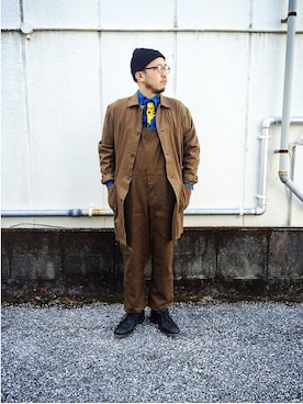 「TIGRE BROCANTE（ティグルブロカンテ）のアイテム」を使った、yoheiさん（メンズ・175cm）の秋コーディネート