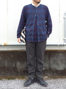 「YOUSED（ユーズド）のアイテム」を使った、yoheiさん（メンズ・175cm）の秋コーディネート