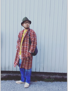 「オールドコーチ」｜「アイテム（その他アウター）」を使った、yoheiさん（メンズ・175cm）の秋コーディネート