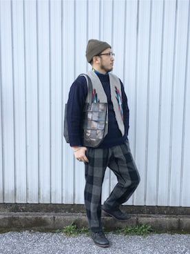 「Yes（イエス）のアイテム」を使った、yoheiさん（メンズ・175cm）の秋コーディネート