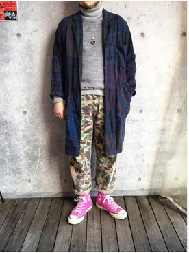 「昨日のコーデ」｜「アイテム（その他アウター）」を使った、yoheiさん（メンズ・175cm）の冬コーディネート