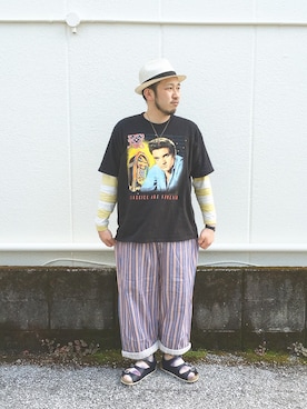 「アイテム（ソックス/靴下、その他）」を使った、yoheiさん（メンズ・175cm）の春コーディネート