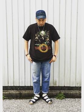 「MADE by sunny side up（サニーサイドアップ）のアイテム」を使った、yoheiさん（メンズ・175cm）の春コーディネート