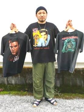 「MADE by sunny side up（サニーサイドアップ）のアイテム」を使った、yoheiさん（メンズ・175cm）の夏コーディネート