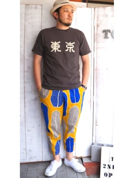 「TIGRE BROCANTE（ティグルブロカンテ）のアイテム」を使った、yoheiさん（メンズ・175cm）の夏コーディネート
