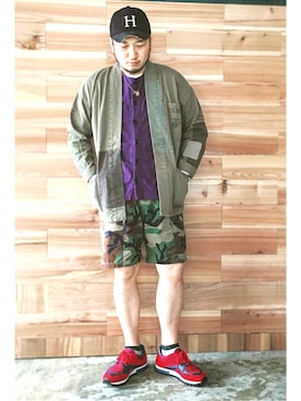 「TIGRE BROCANTE（ティグルブロカンテ）のアイテム」を使った、yoheiさん（メンズ・175cm）の夏コーディネート