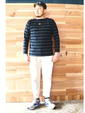 「COOCHUCAMP（クーチューキャンプ）のアイテム」を使った、yoheiさん（メンズ・175cm）の夏コーディネート