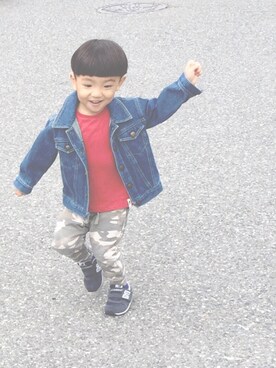 「おさんぽ」｜KAIさん（キッズ・90cm）の秋コーディネート