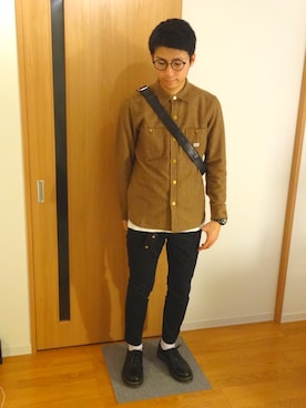 「CHAPTER WORLD select （チャプターワールドセレクト）のアイテム」を使った、お気のdogさん（メンズ・176cm）の春コーディネート