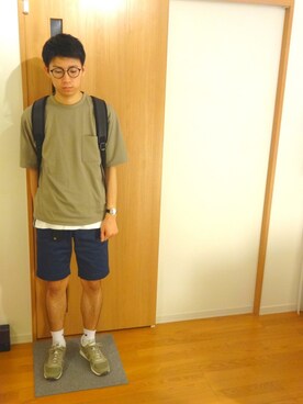 「アイテム（キーケース/キーアクセサリー）」を使った、お気のdogさん（メンズ・176cm）の夏コーディネート